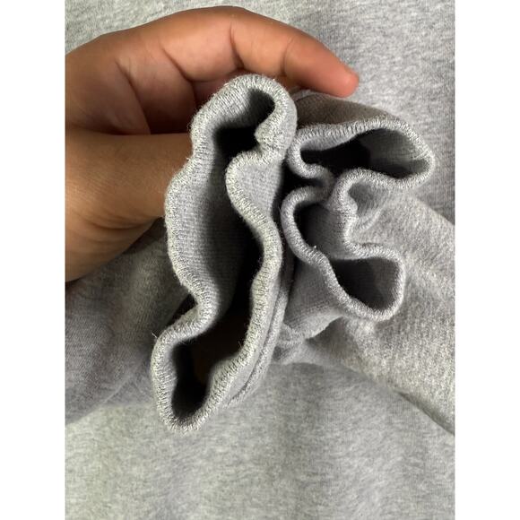 Adidas Originals Trefoil Essentials Crewneck Pullover Sweatshirt Gray Men Medium - Picture 4 of 8